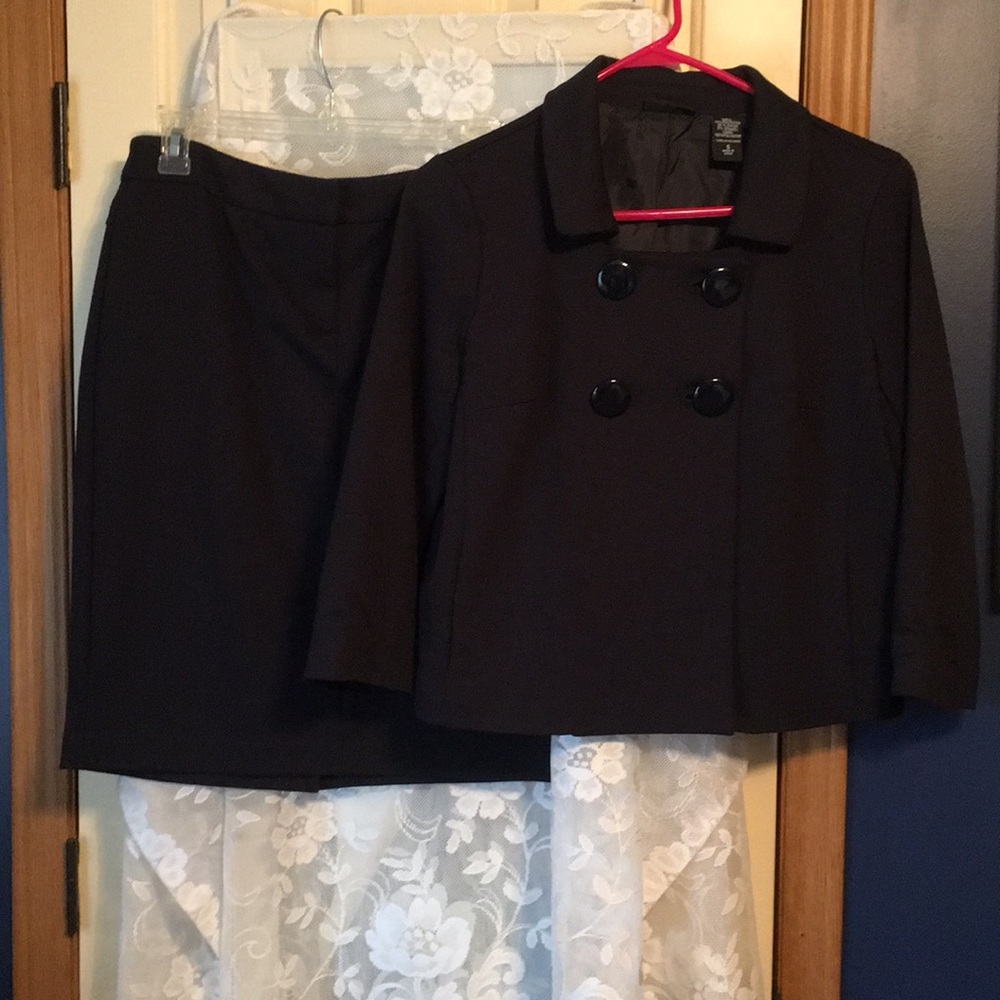 Navy blue suit set